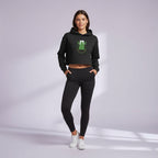 Women's Crop Hoodie Save Tree print