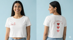 Women’s Crop Top Taken Print