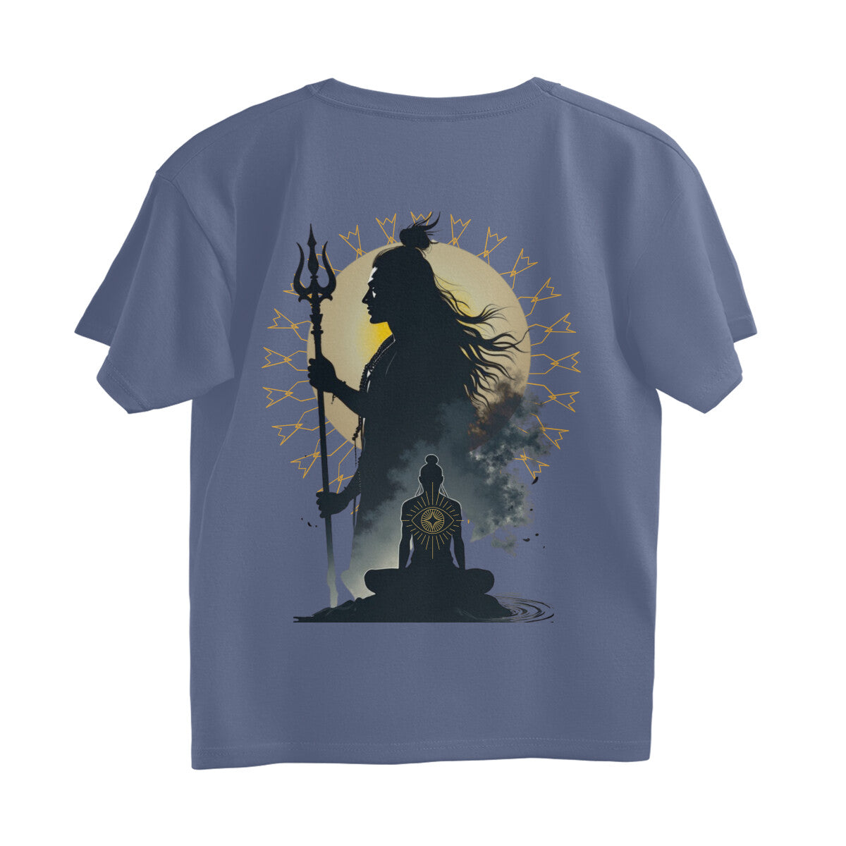 Men’s Oversized T-Shirt shiva chakra print