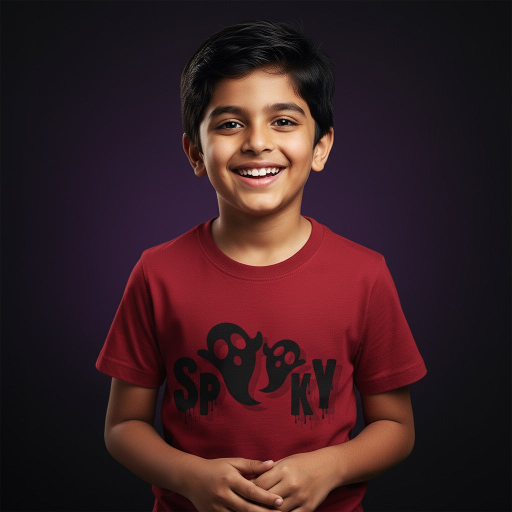 Kids Unisex T-Shirt Spooky Print