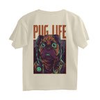 Men’s Oversized T-Shirt Pug Life Print
