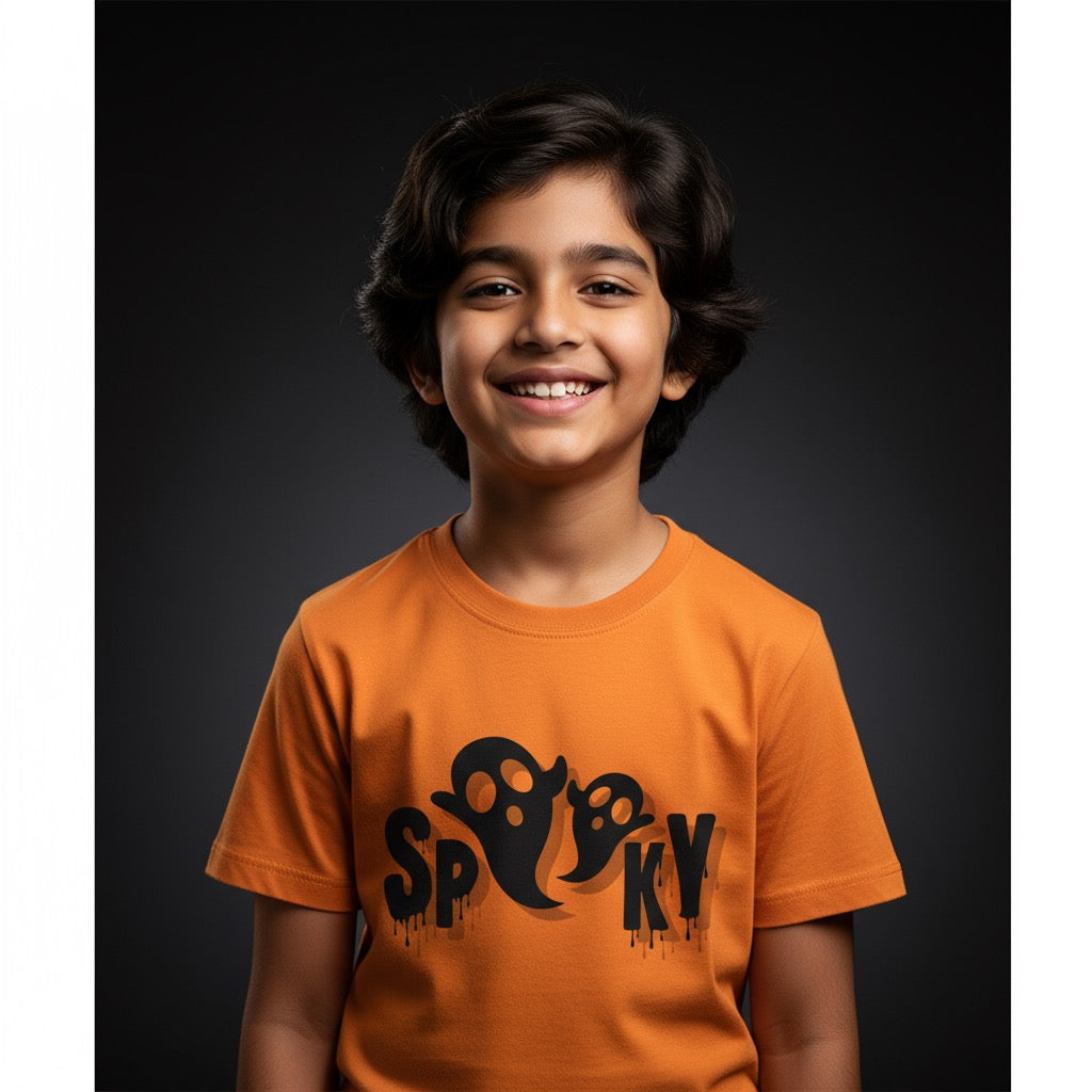 Kids Unisex T-Shirt Spooky Print