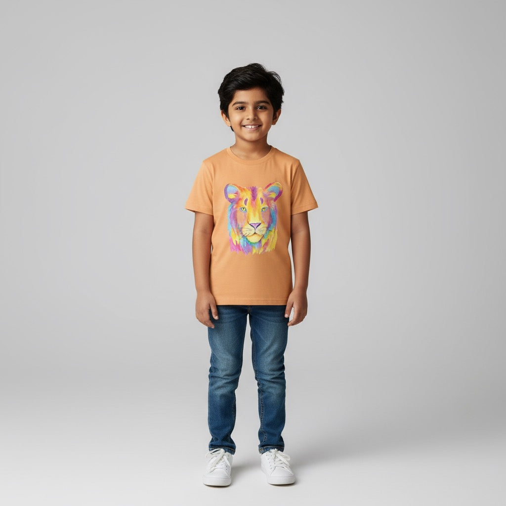 Kids Unisex T-Shirt Lion Print