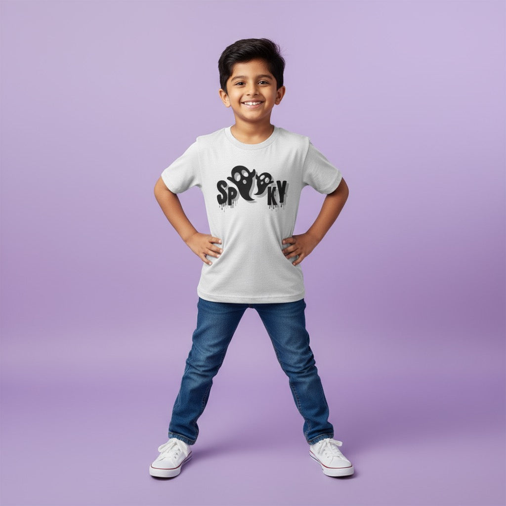 Kids Unisex T-Shirt Spooky Print