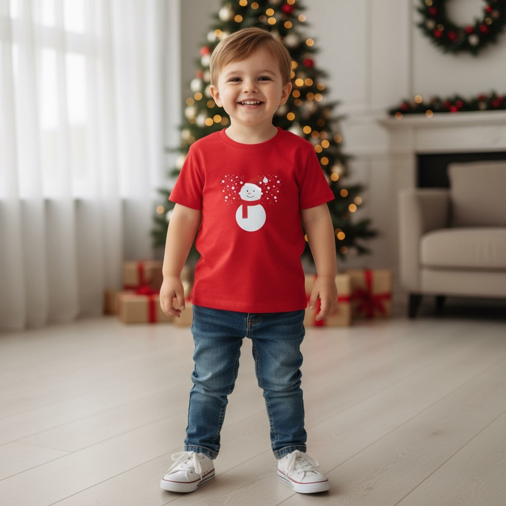 Toddler's Christmas Print T-Shirt