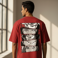 Men's Oversized Classic T-Shirt Naruto Print