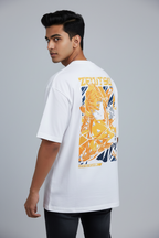 Men's Terry Oversized Tee Zenitsu Print