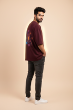 Men's Terry Oversized Tee Chakra Print