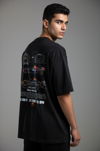 Unisex Terry Oversized Tee F1 Print