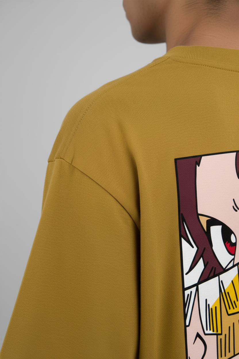 Men's Oversized Classic T-Shirt Naruto Print
