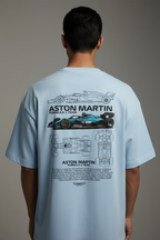Men's Terry Oversized Tee Aston Martin Print