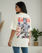Unisex Oversized Classic T-Shirt Demon Slayer Print