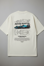 Men's Terry Oversized Tee Aston Martin Print