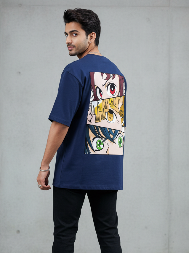 Men's Oversized Classic T-Shirt Naruto Print