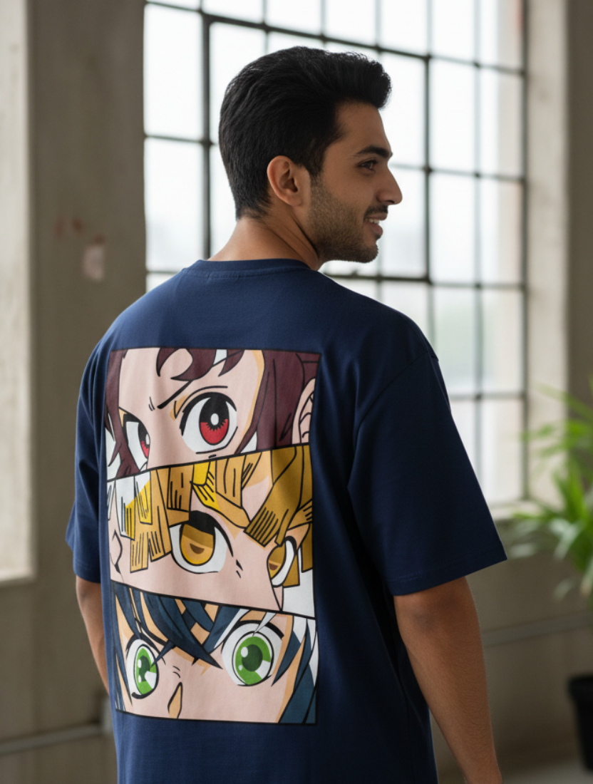 Men's Oversized Classic T-Shirt Naruto Print