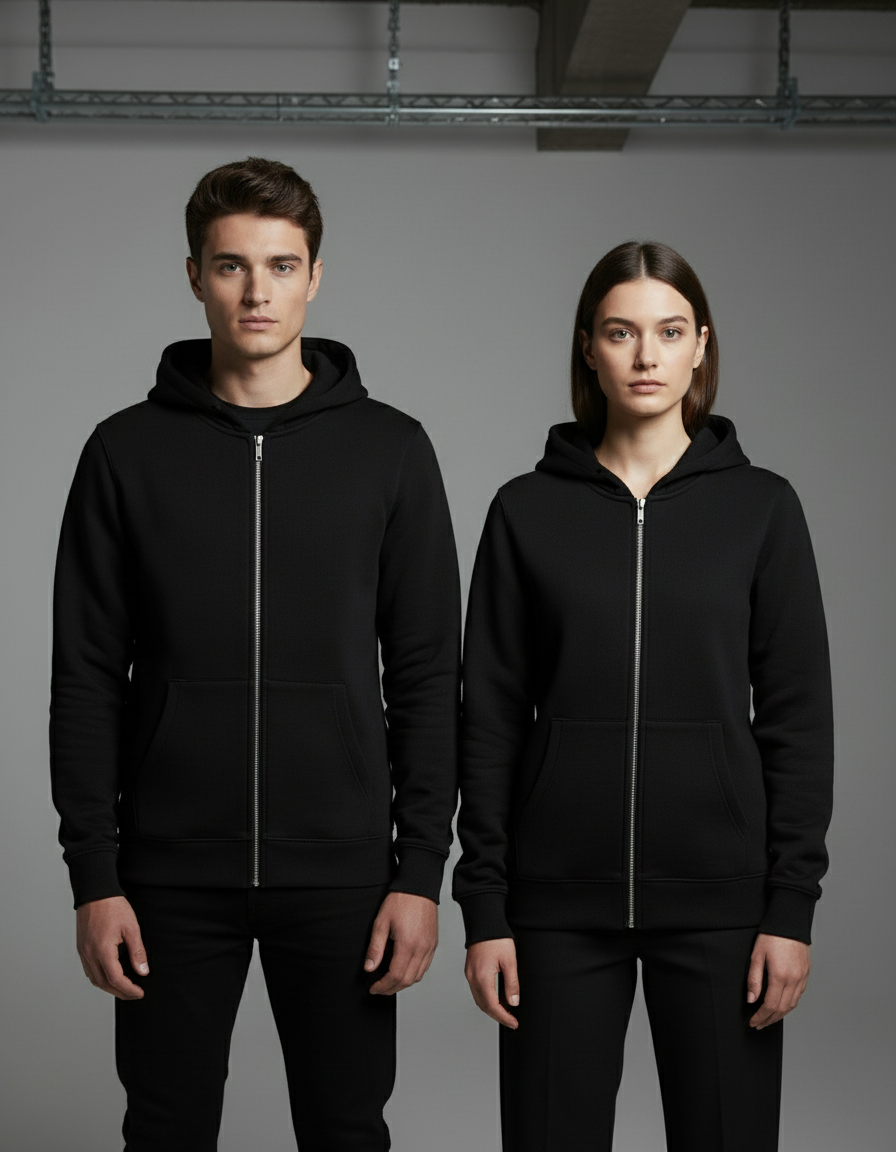 Unisex Zip Hoodie
