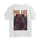 Men’s Oversized T-Shirt Pug Life Print