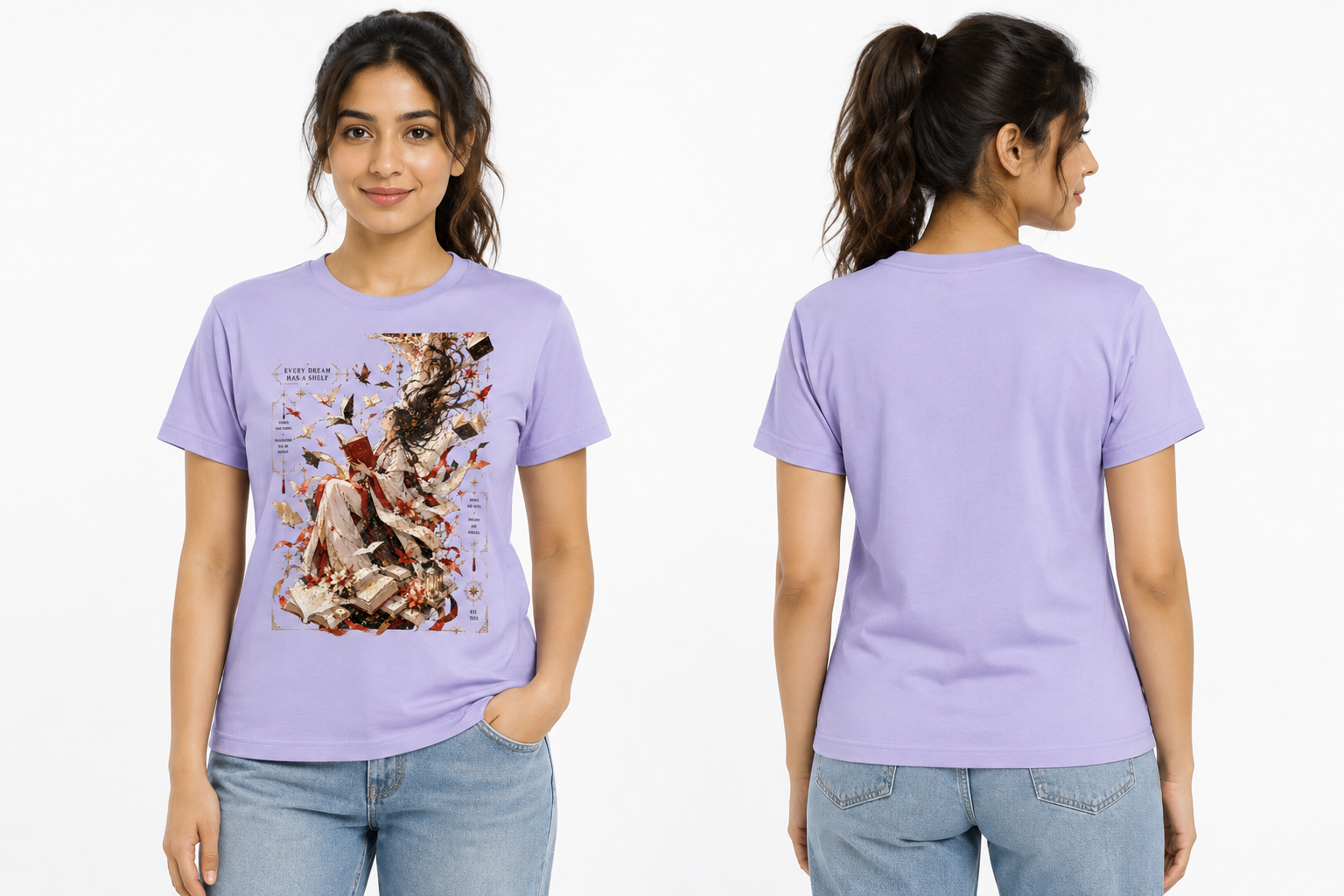 Women's Regular Cotton T-Shirt Werve Originals Anime Print