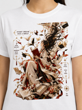Women's Regular Cotton T-Shirt Werve Originals Anime Print