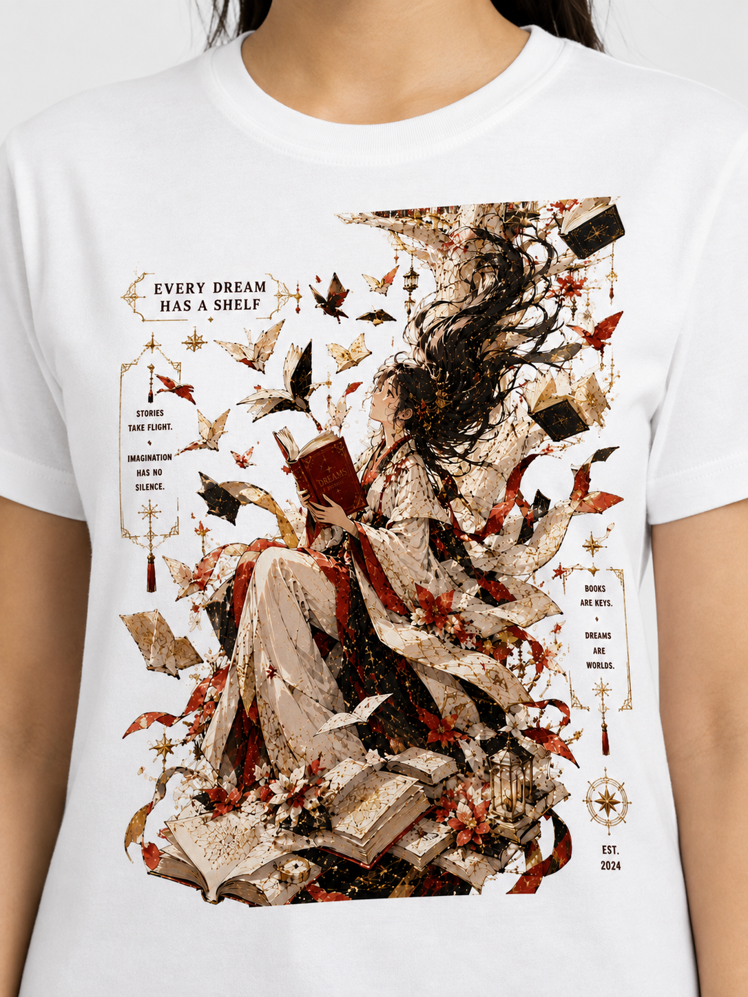 Women's Regular Cotton T-Shirt Werve Originals Anime Print
