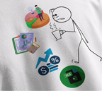 Unisex Oversized T-Shirt Corporate Employee Print