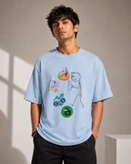 Unisex Oversized T-Shirt Corporate Employee Print