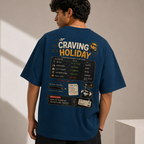 Men's Oversized T-Shirt Craving Holiday Print