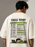 Men's Oversized T-shirt Officially Clocked In Print