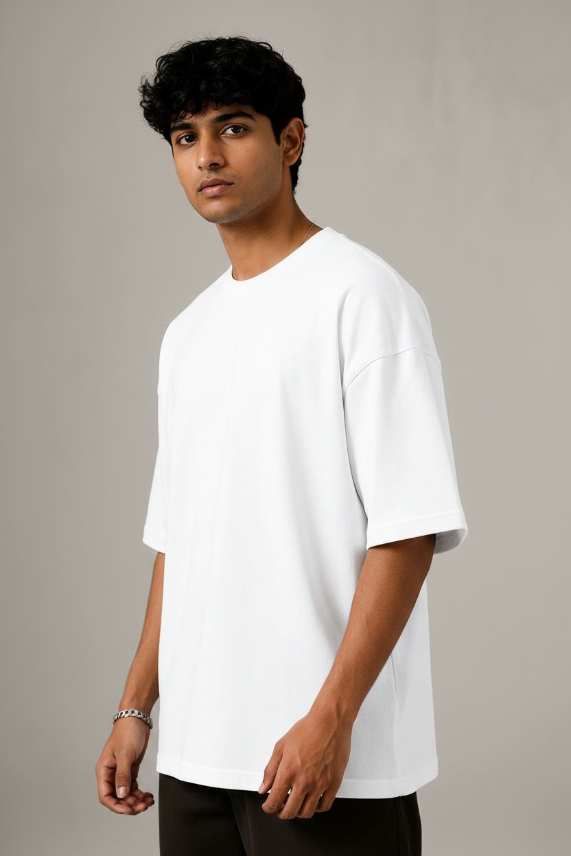 Men's Oversized T-shirt 'Daily Reset' Print