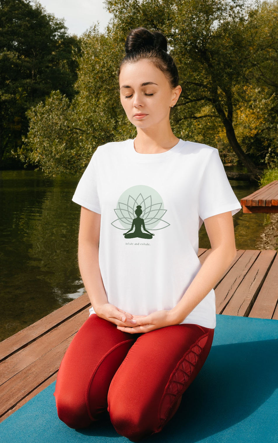 Women's Regular T-Shirt breathe and relax print