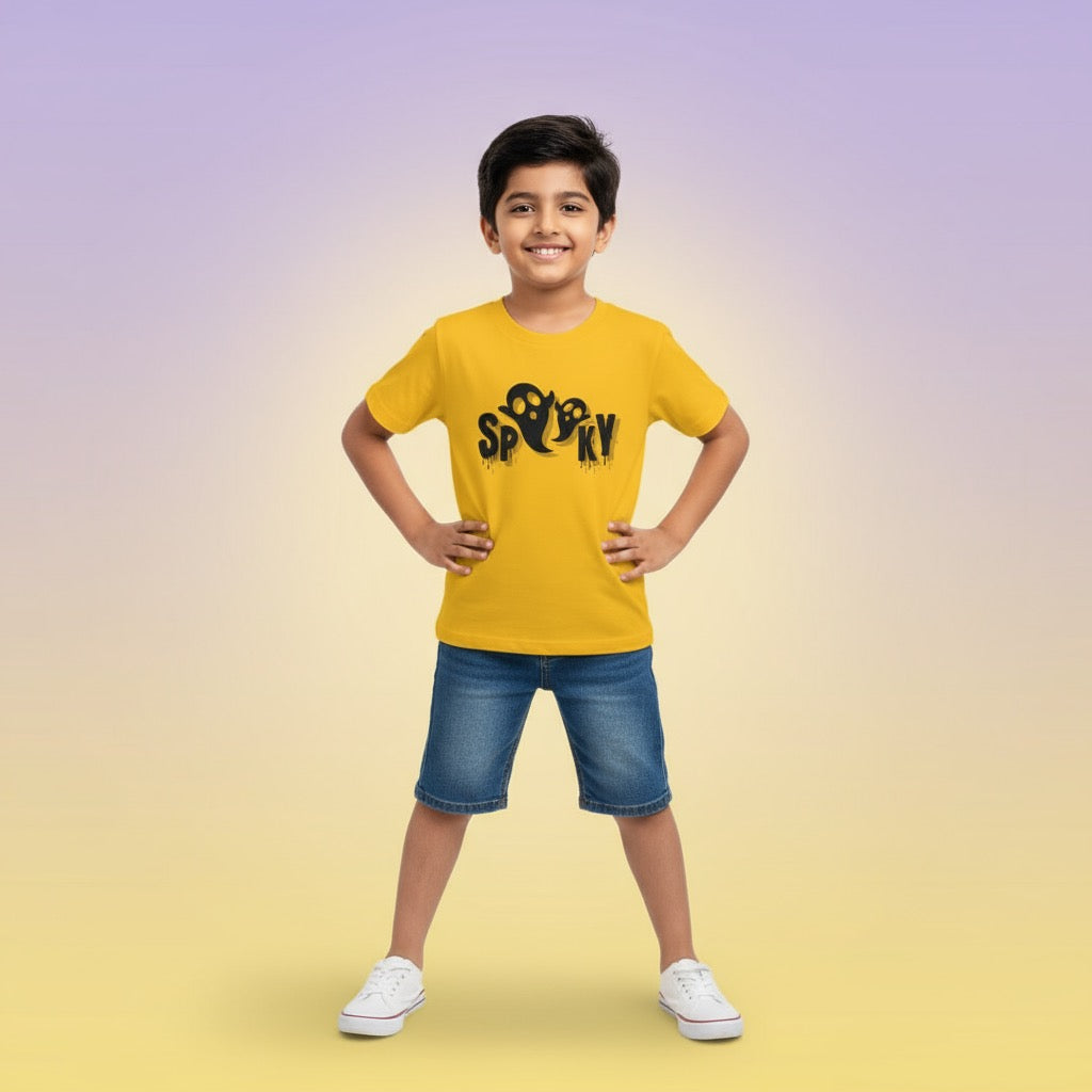 Kids Unisex T-Shirt Spooky Print