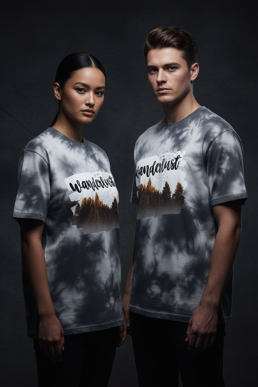 Unisex Tie Dye Oversized T-Shirt
