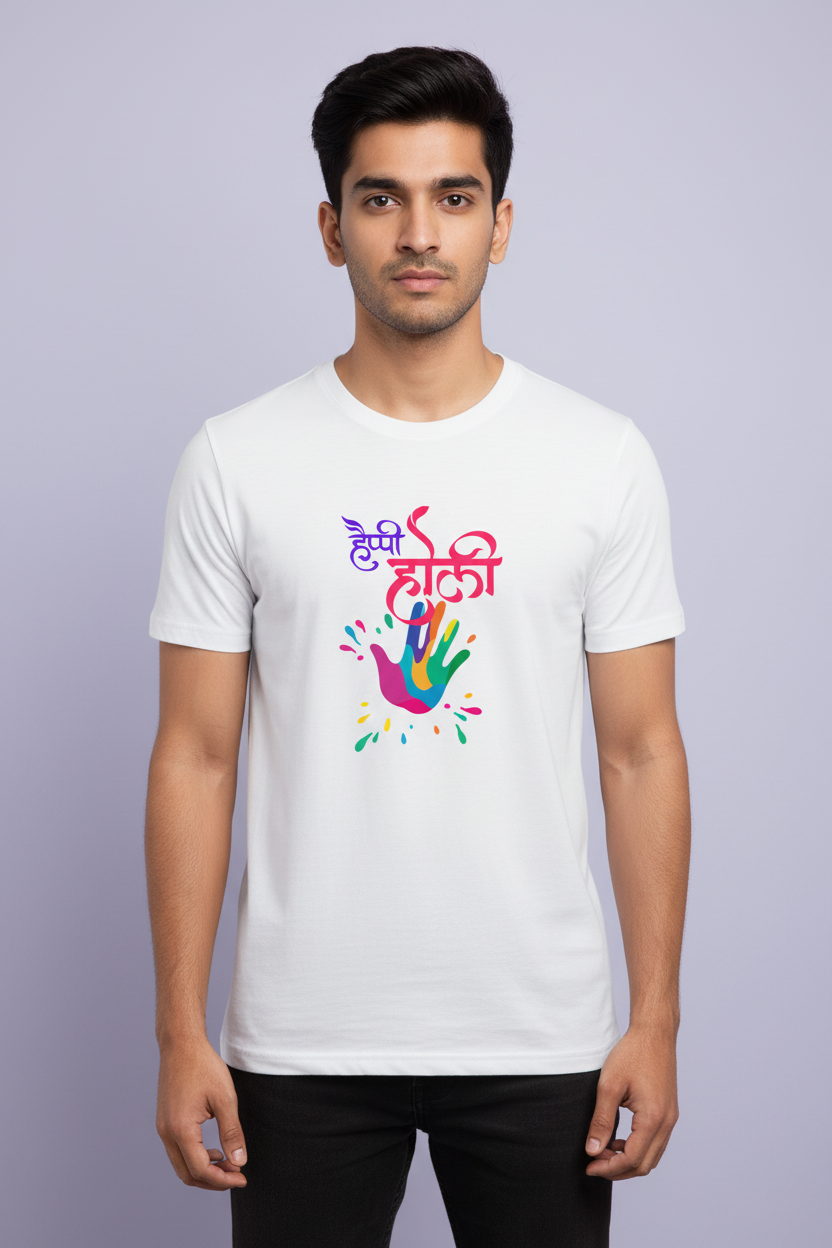 Unisex Cotton Holi T-Shirt
