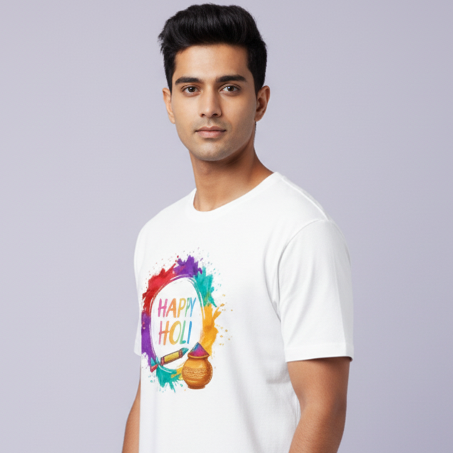 Unisex Cotton Holi T-Shirt