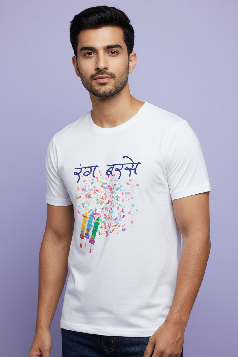 Unisex Cotton Holi T-Shirt