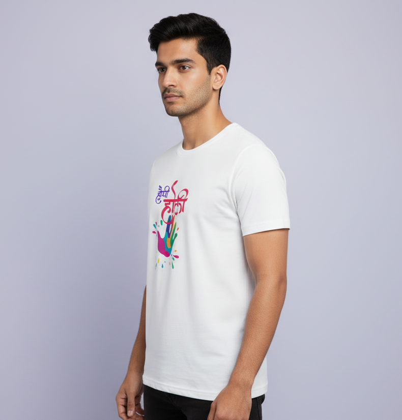 Unisex Cotton Holi T-Shirt