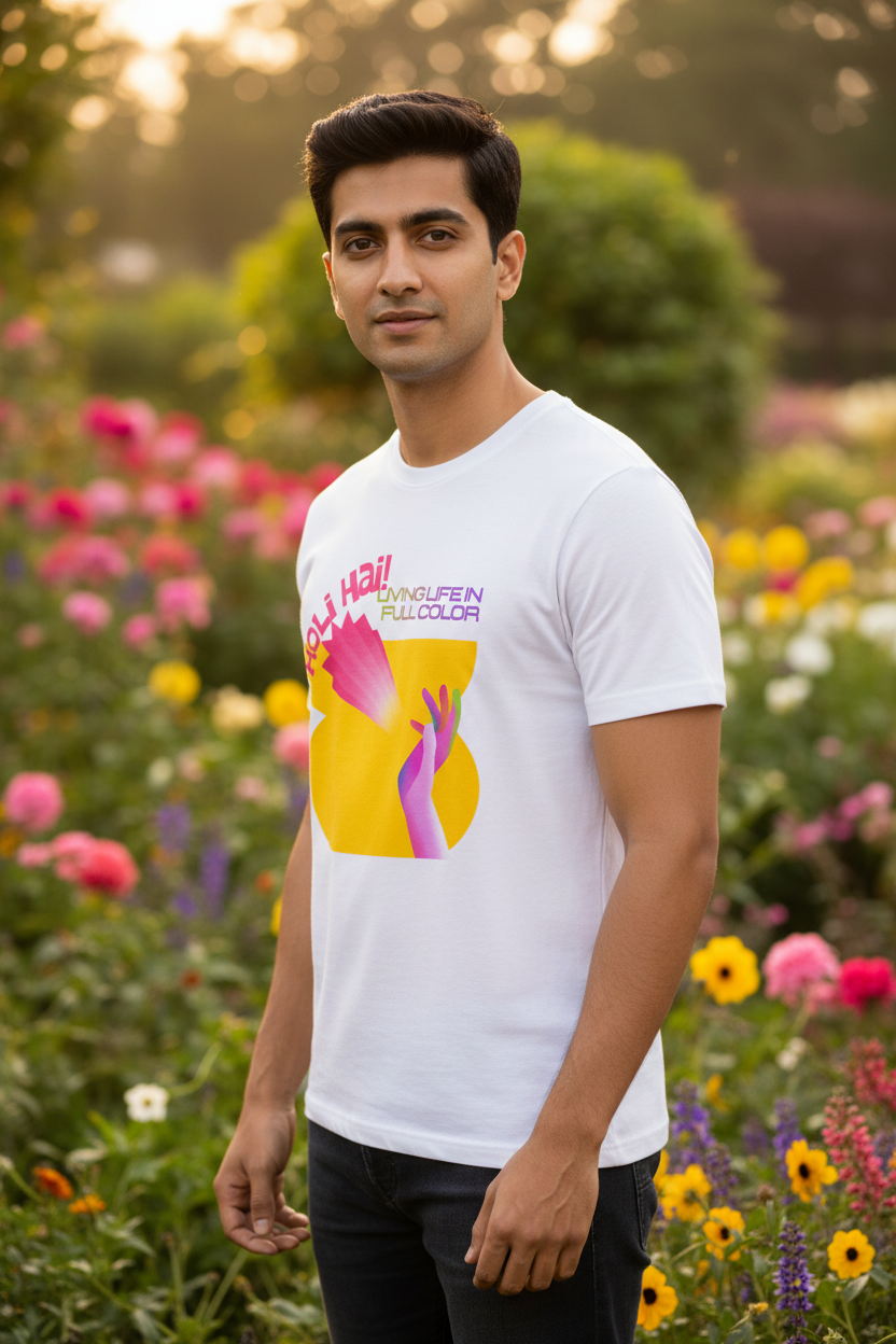 Unisex Cotton Holi T-Shirt