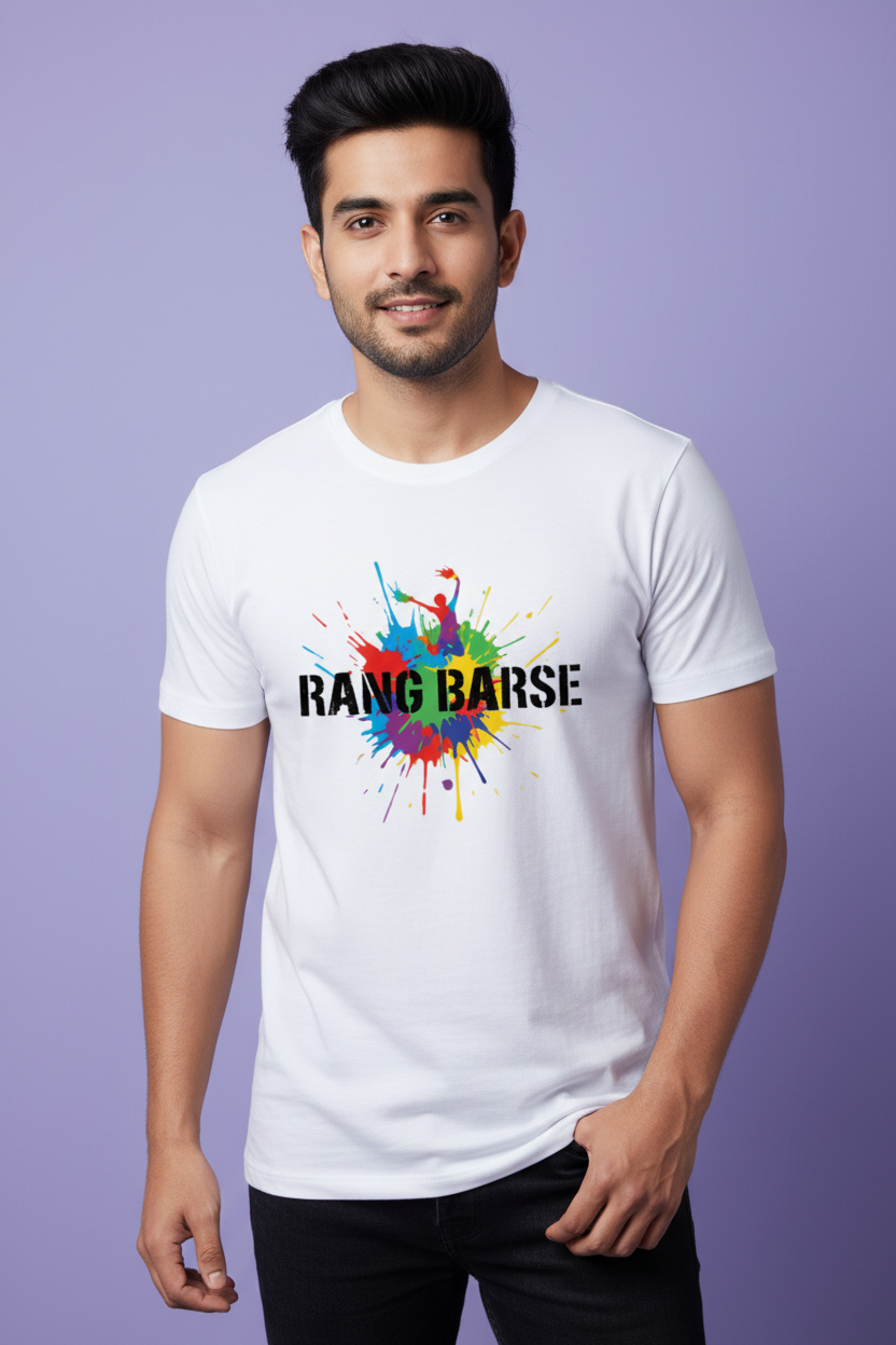Unisex Cotton Holi T-Shirt