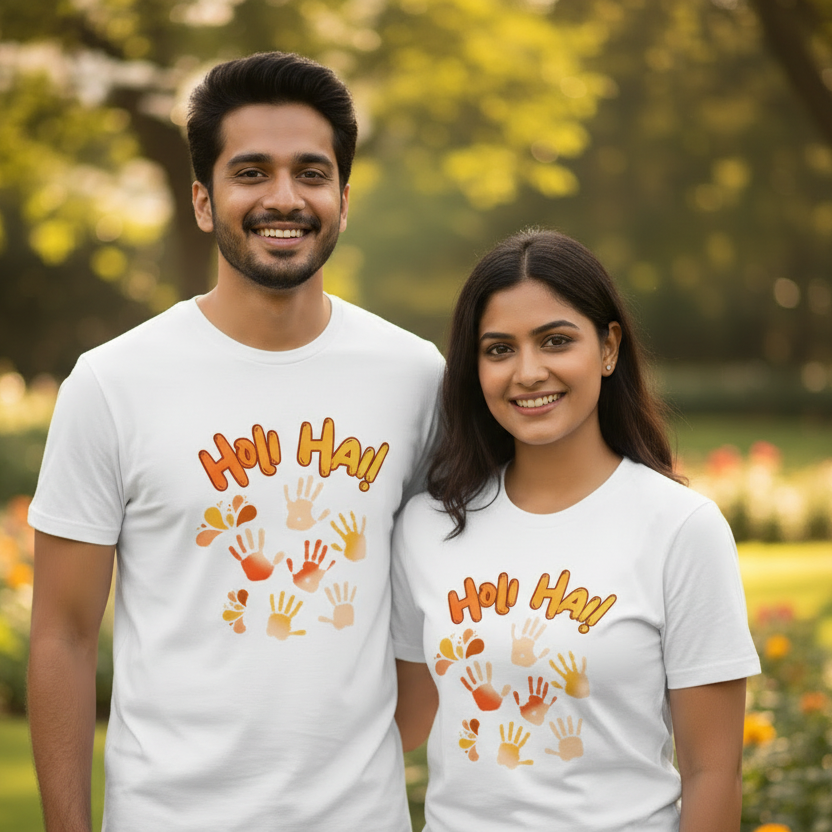 Unisex Cotton Holi T-Shirt