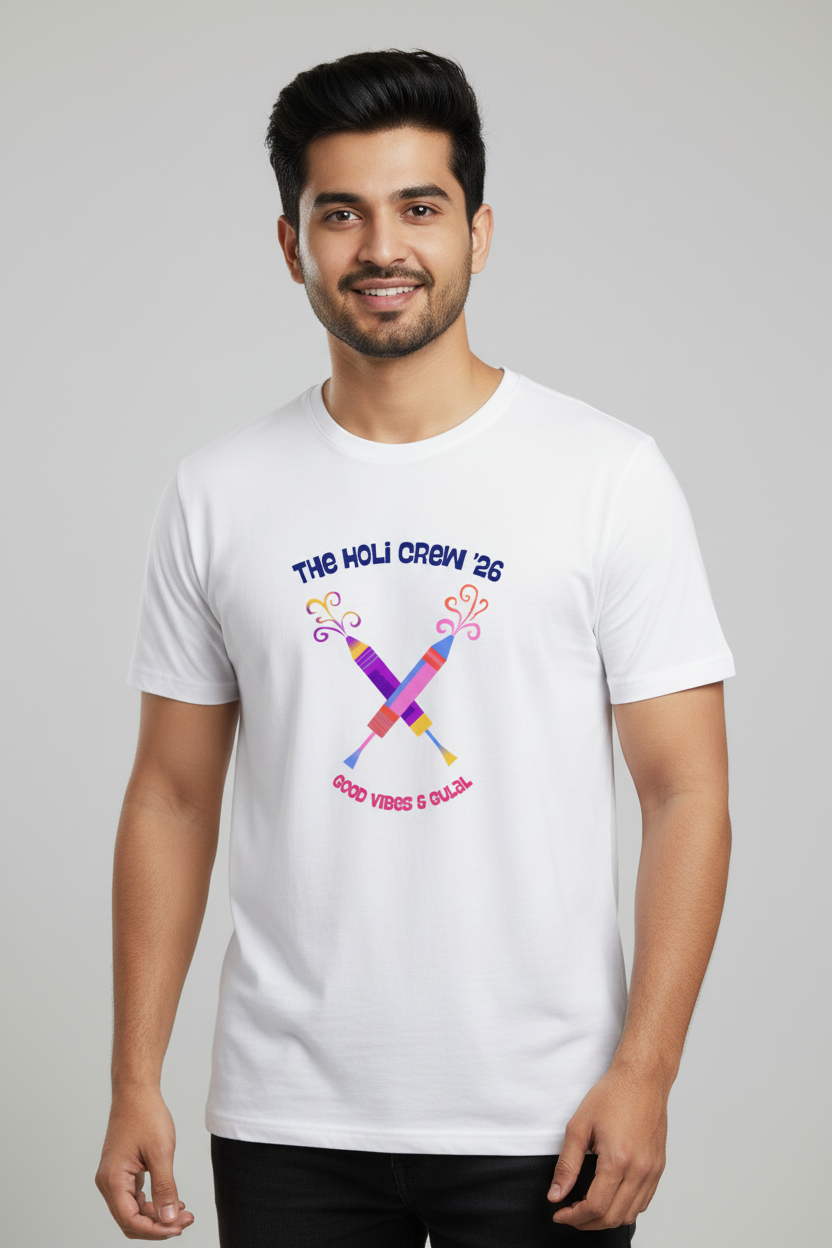 Unisex Cotton Holi T-Shirt
