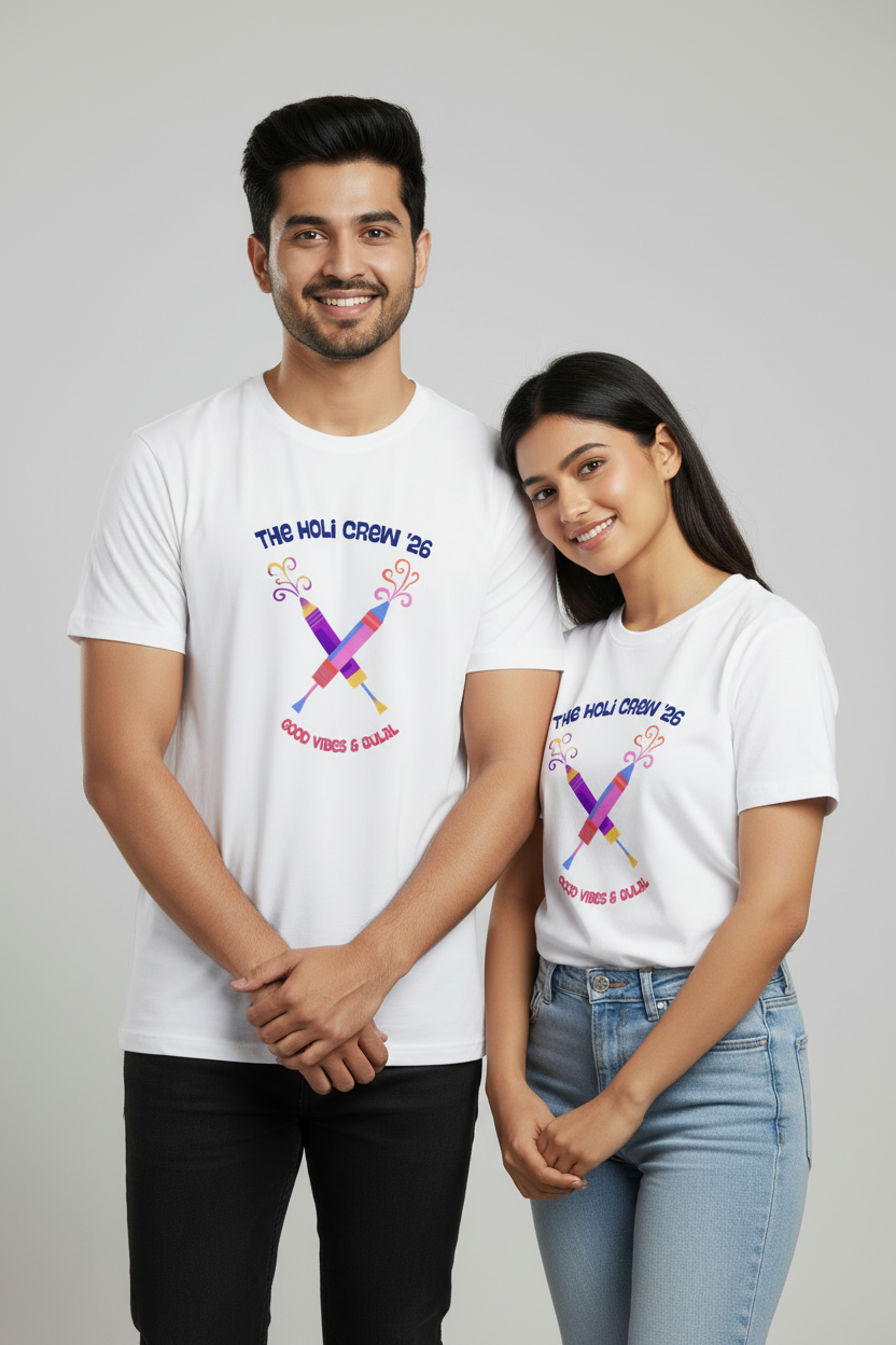 Unisex Cotton Holi T-Shirt