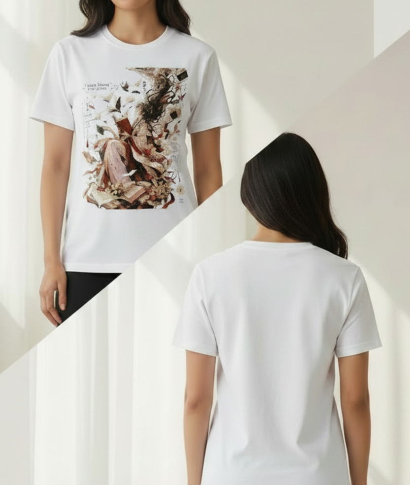 Women's Regular Cotton T-Shirt Werve Originals Anime Print