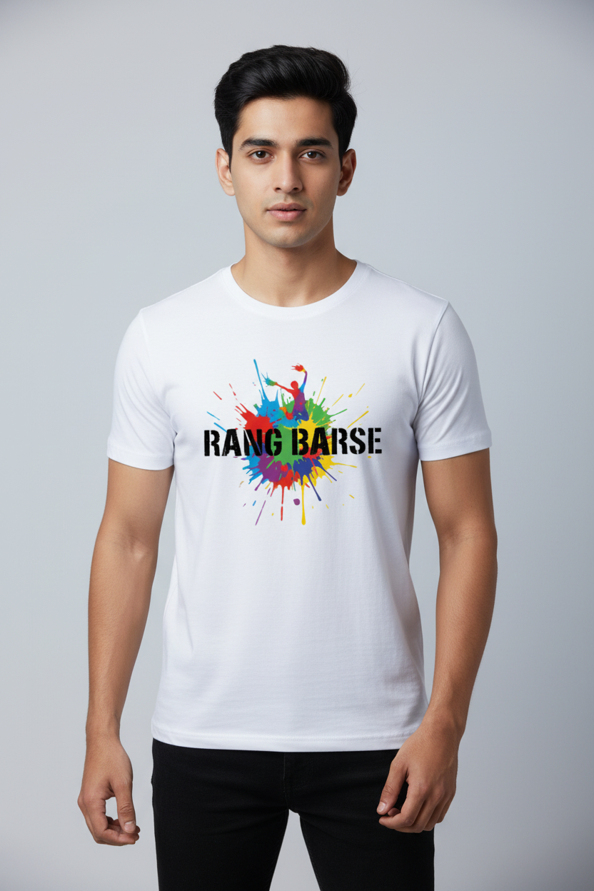 Unisex Cotton Holi T-Shirt