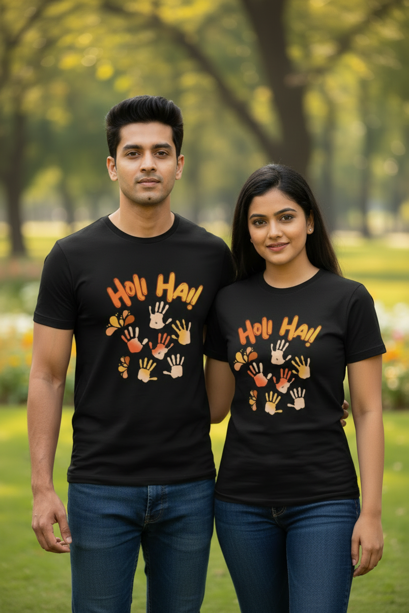 Unisex Cotton Holi T-Shirt