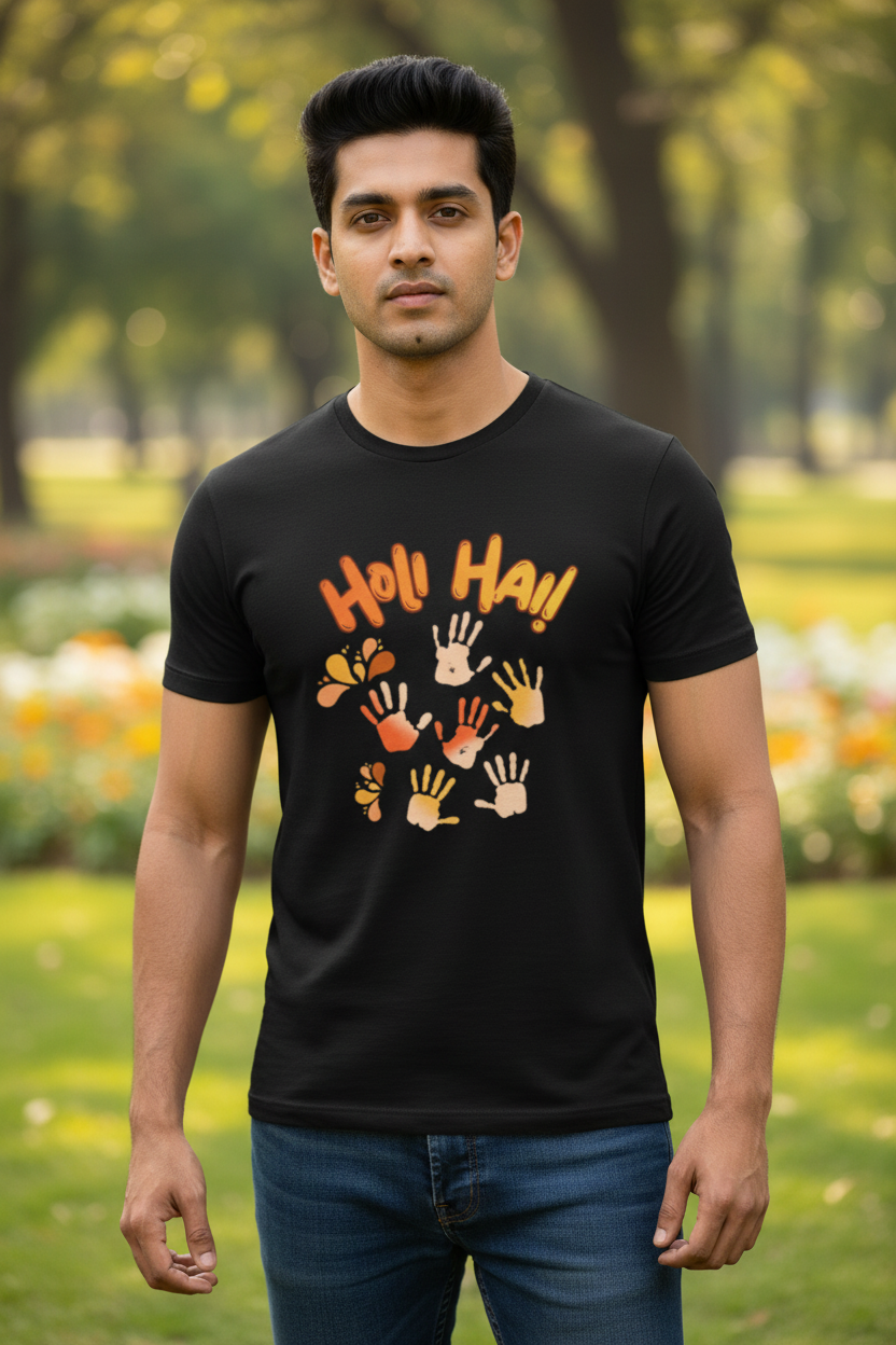Unisex Cotton Holi T-Shirt