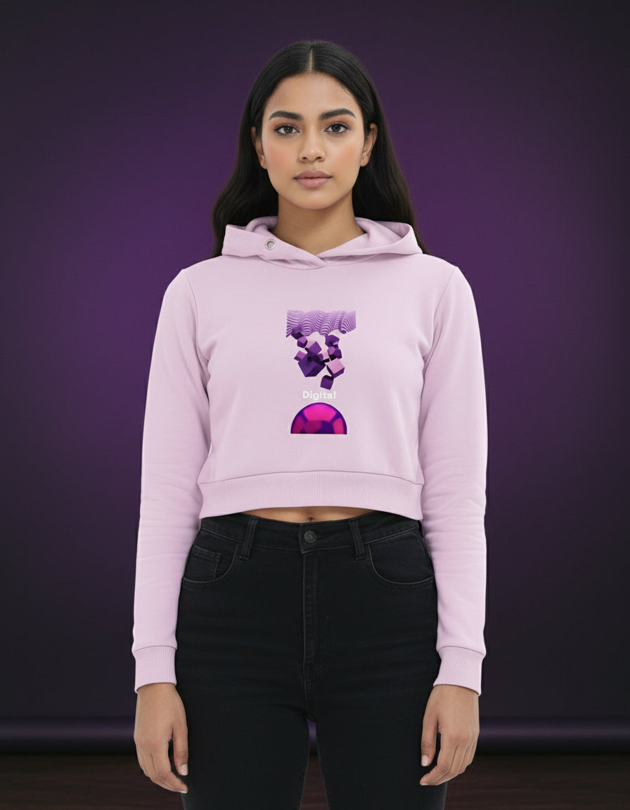 Women Crop Hoodie