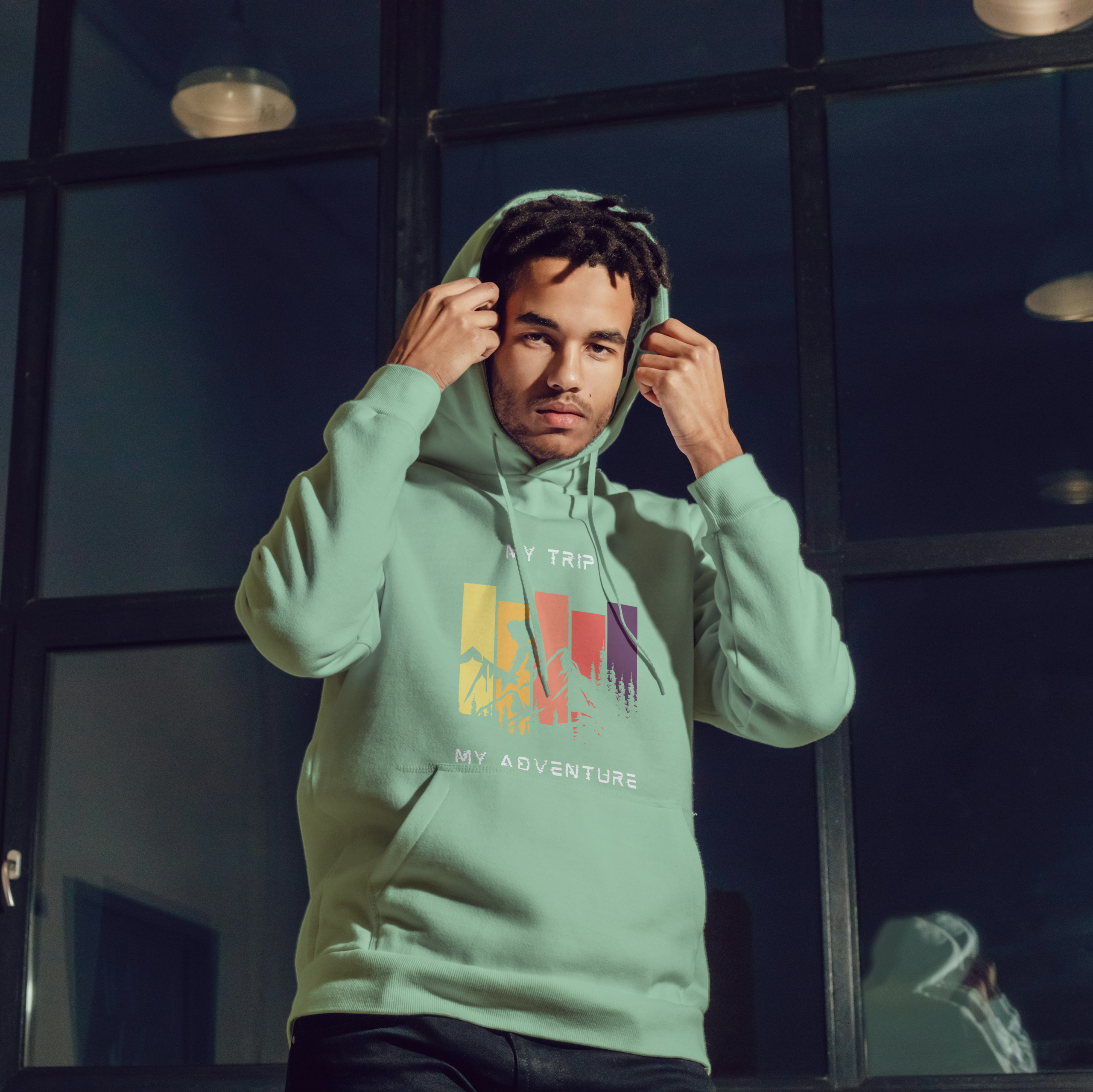 Men’s Hoodie My trip adventure print