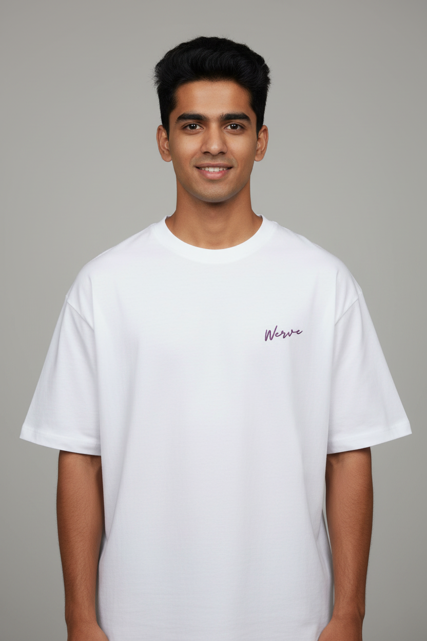 Men's Terry Oversized Tee Zenitsu Print