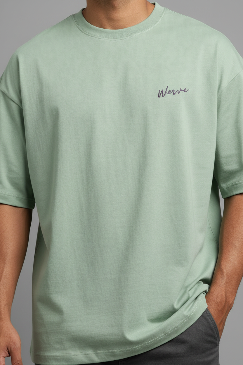 Men's Terry Oversized Tee Zenitsu Print