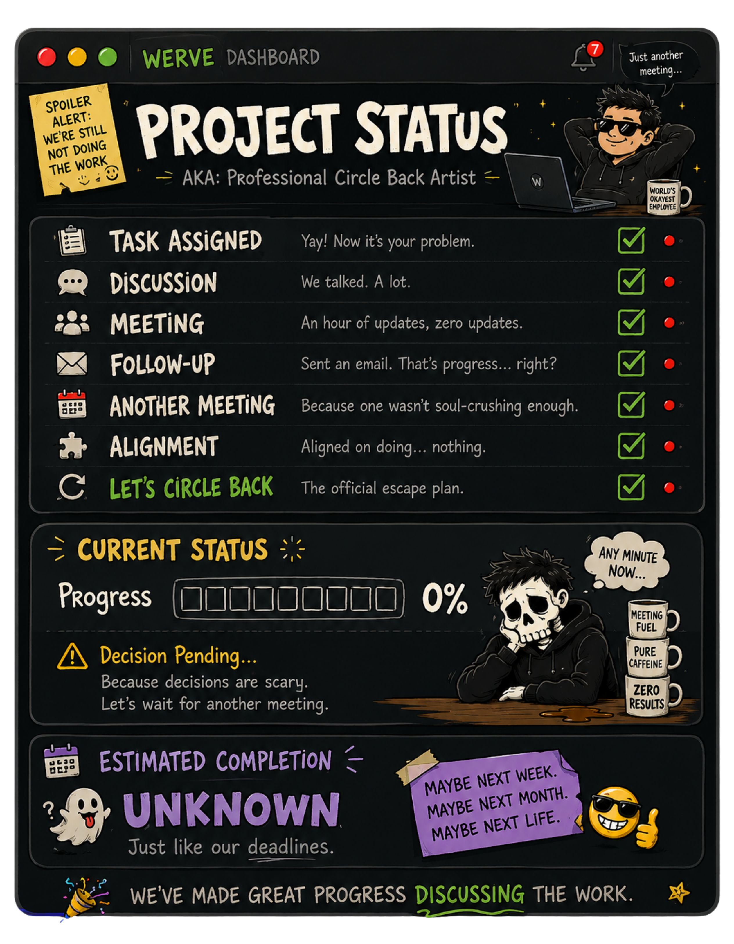 Unisex Oversized T-Shirt Project Status Low Battery Print